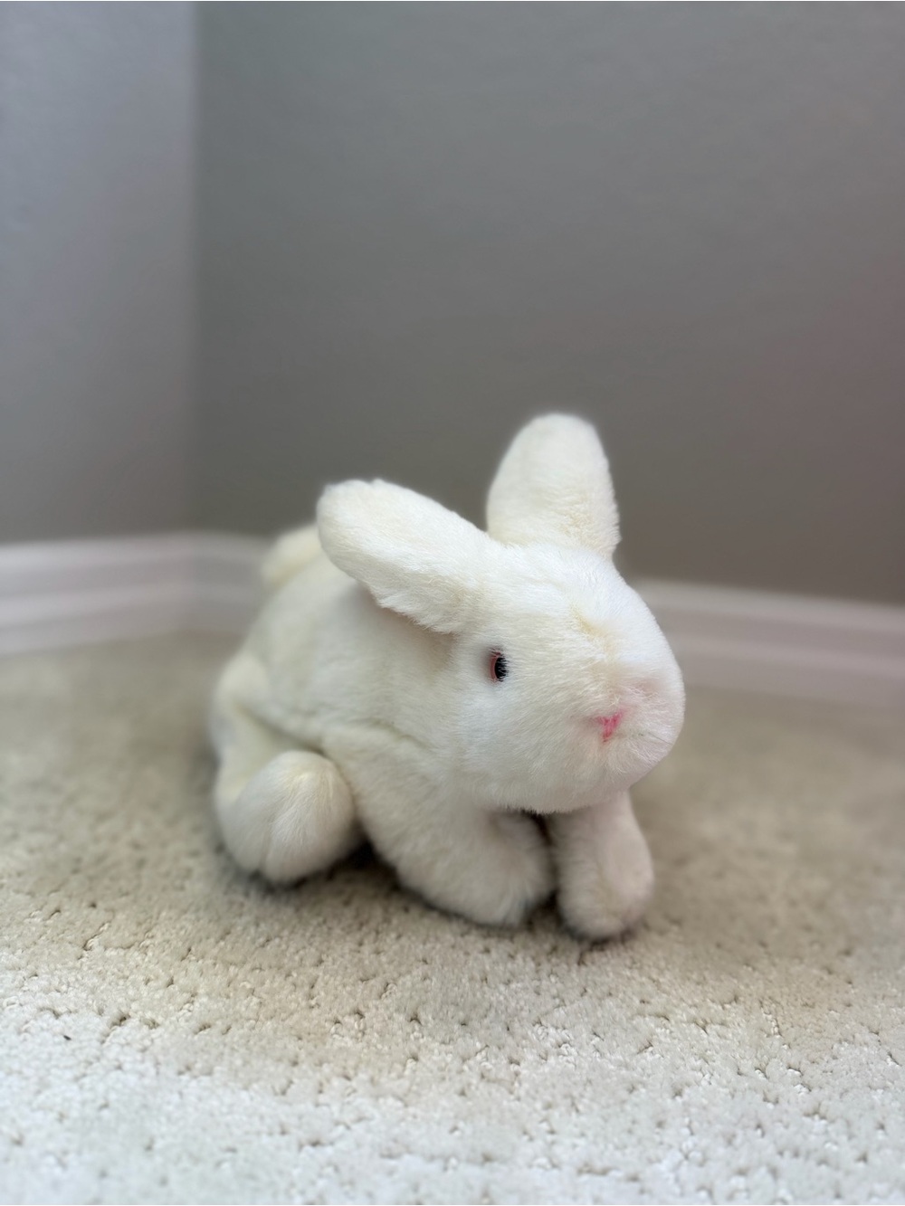 Folkmanis White Hand Puppet Plush Bunny